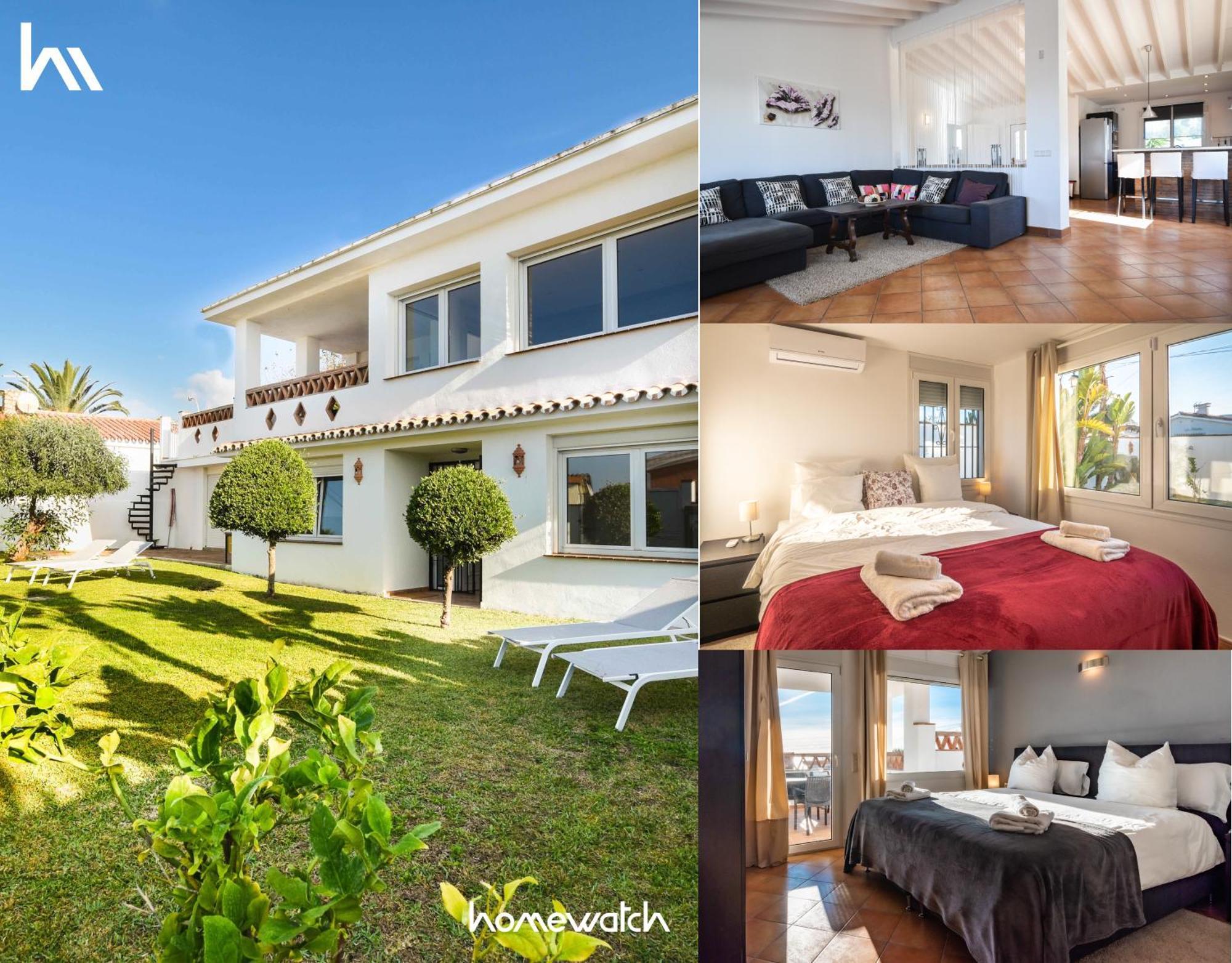 In The Second Line, Modern Beachfront Holiday Home In Costabella, Marbella Zewnętrze zdjęcie